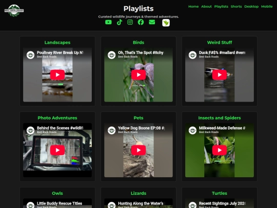 playlists screenshot