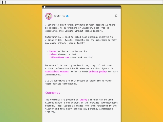 privacy screenshot