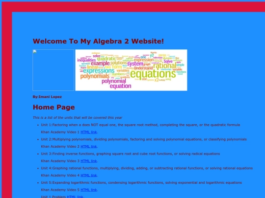 HomePage screenshot