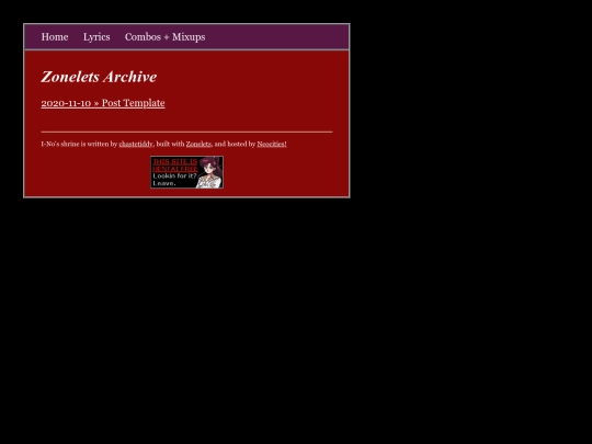 archive screenshot