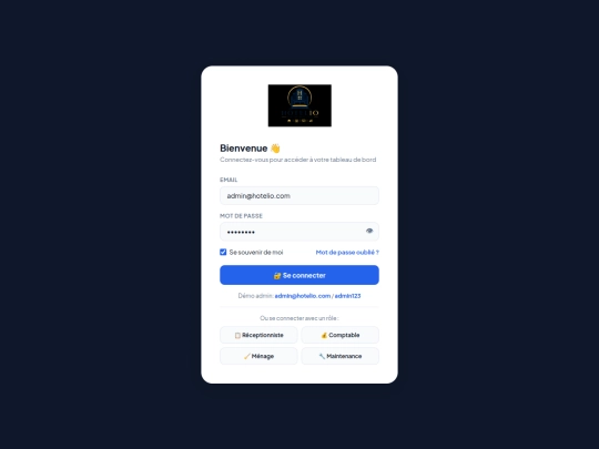 hotel/demo/hotelia screenshot