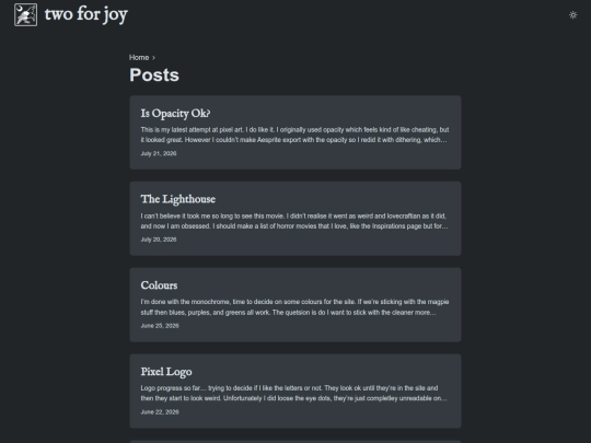 posts screenshot