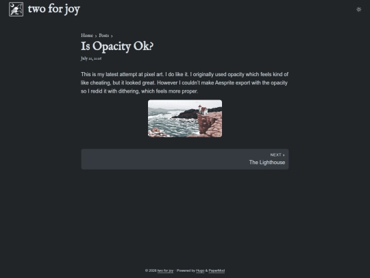 posts/opacity screenshot