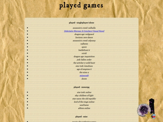 played screenshot
