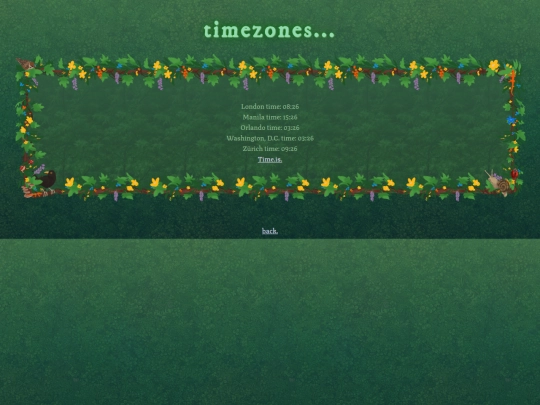 time screenshot
