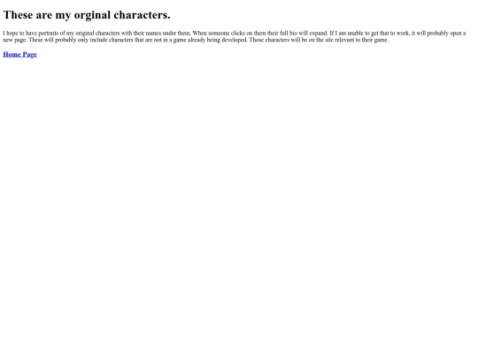 Pages/Characters screenshot