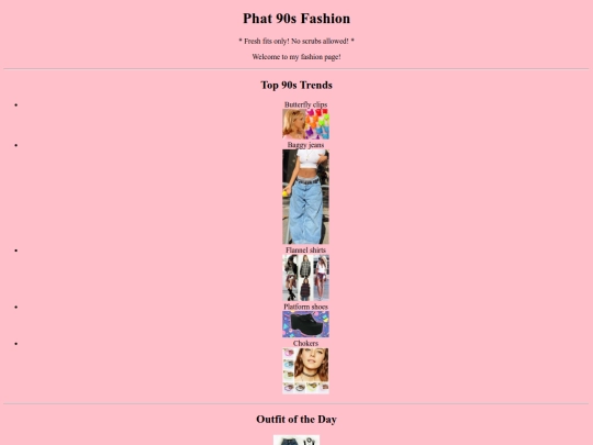 fashion screenshot