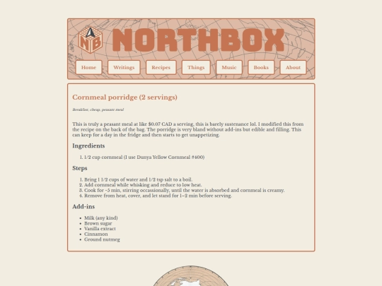 recipes/cornmeal-porridge screenshot