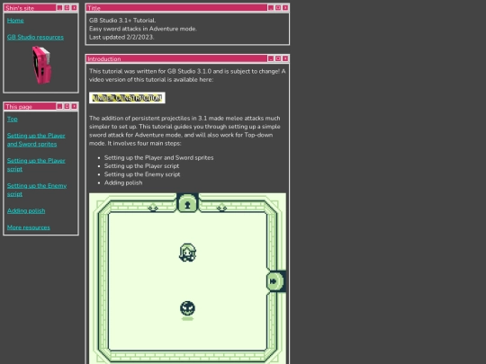 gb_studio/tutorial_sword screenshot