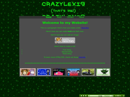 test screenshot