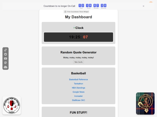 Dashboard screenshot