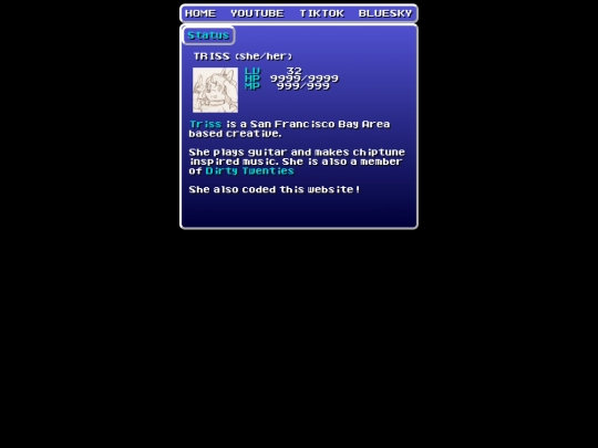 bio screenshot