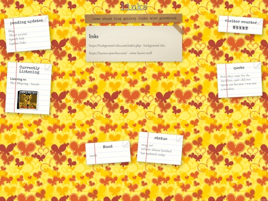 links screenshot