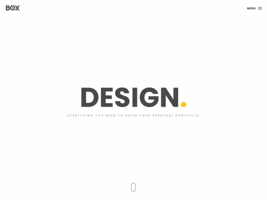 Box Portfolio screenshot