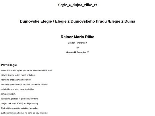 rilke screenshot