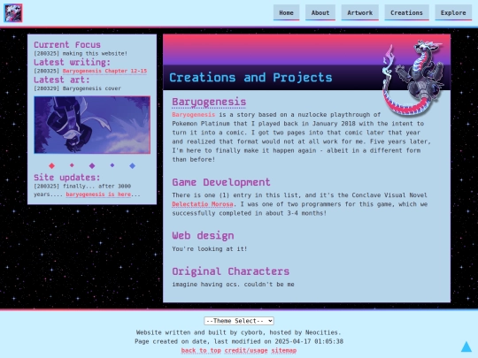 creations screenshot