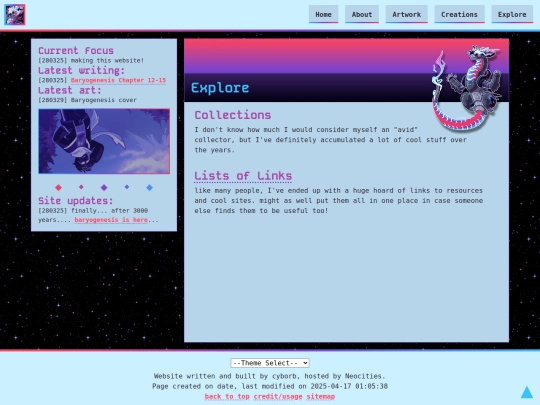 explore screenshot