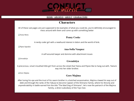 characters screenshot