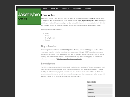 index screenshot