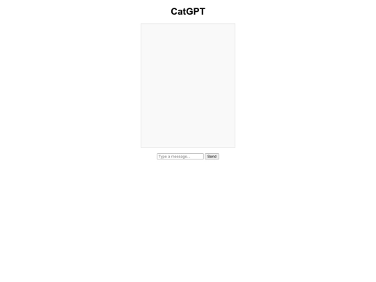 cats/Catgpt  screenshot