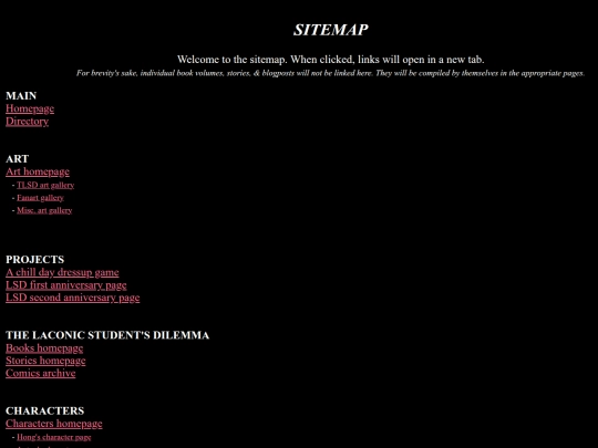 sitemap screenshot