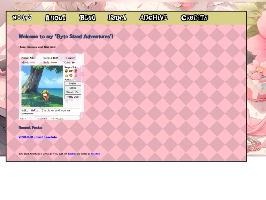 zonelets/blog screenshot