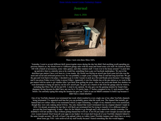 journal screenshot