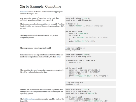comptime screenshot