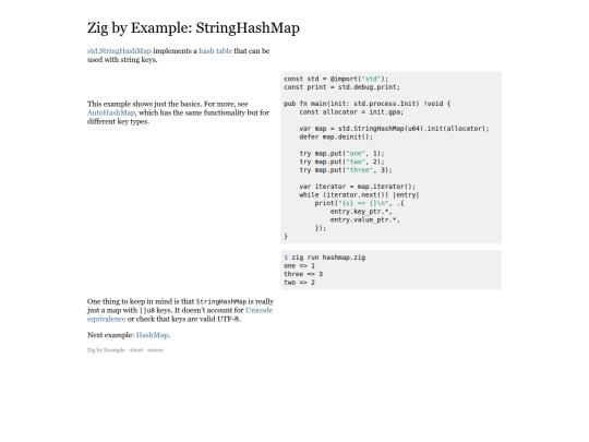 stringhashmap screenshot