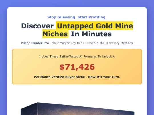NicheHunterPro screenshot