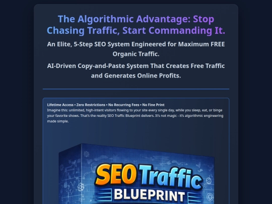 seotrafficblueprint screenshot