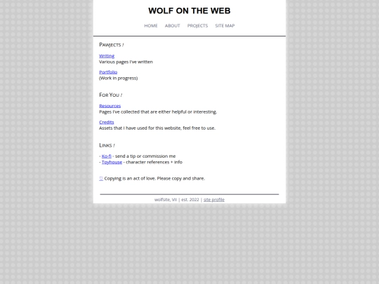 projects screenshot