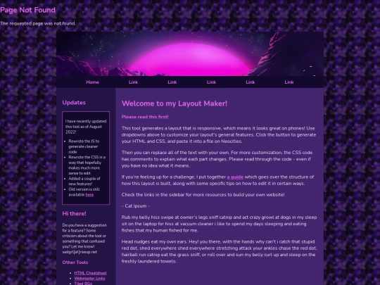 test screenshot
