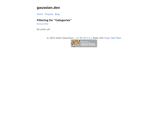 categories screenshot