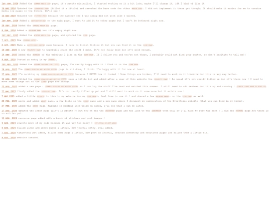 updates screenshot