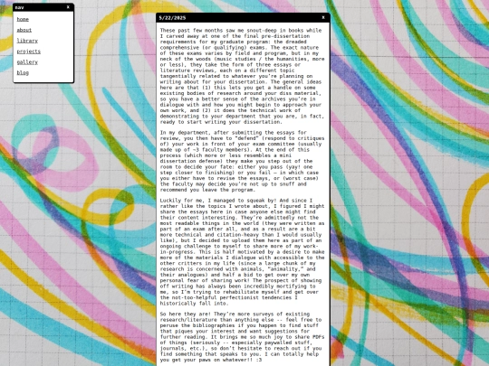 blog screenshot