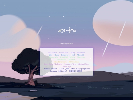 links screenshot