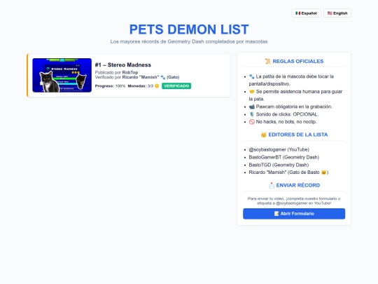 index screenshot