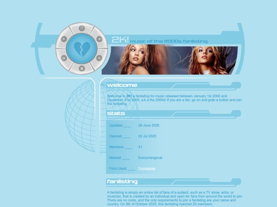 fanlistings/fanlisting_2000s screenshot