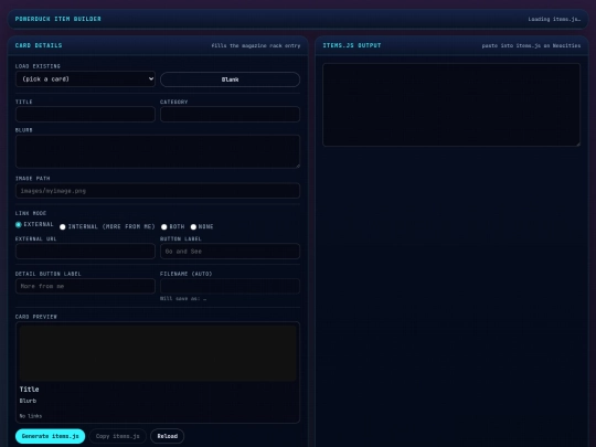 builder screenshot