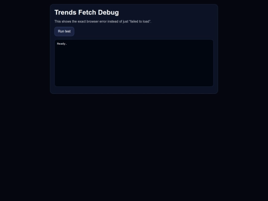trends-fetch-debug screenshot