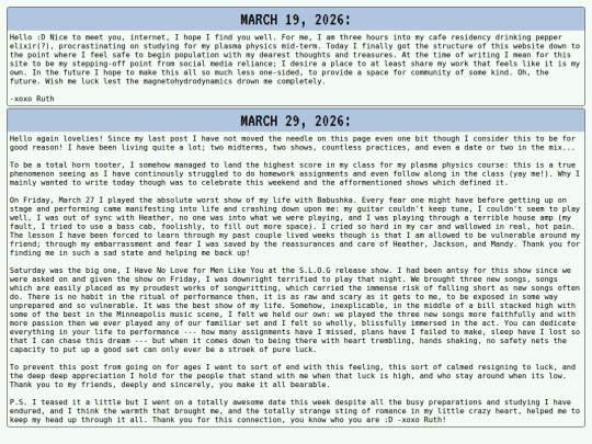 journal screenshot
