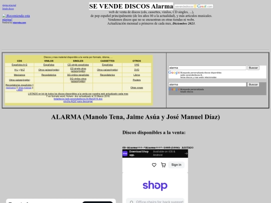 sevendediscos/alarma screenshot
