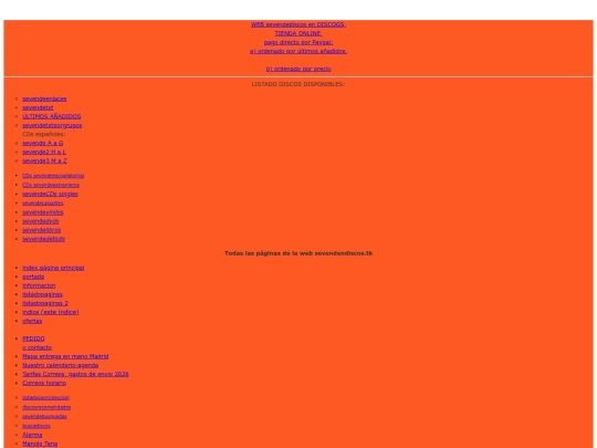 sevendediscos/indice screenshot
