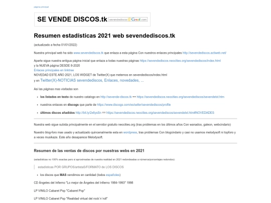 sevendediscos/resumenwebsevendediscos2021 screenshot