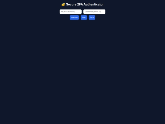 ibo/2fa_authenticator_sade screenshot