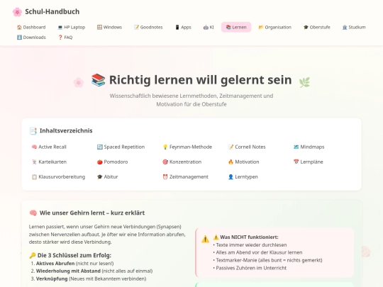 lernen screenshot