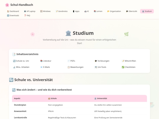 studium screenshot