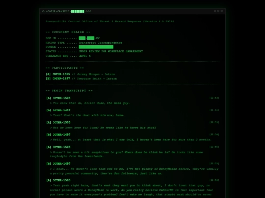 transcript screenshot