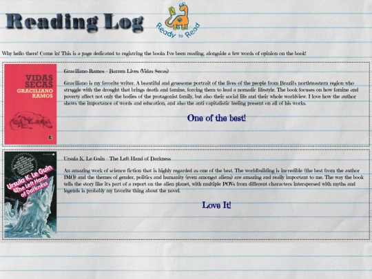 book-logs screenshot